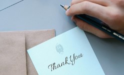How to say "thank you" in the end of your informative speech about poverty.